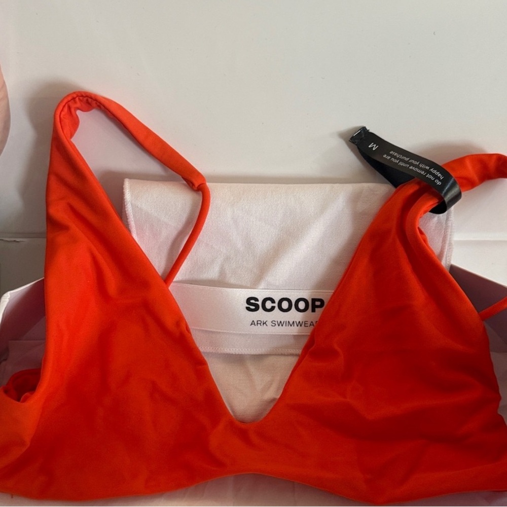 NWT Ark Swimwear Orange/Tangerine Bikini Top & Bottom M